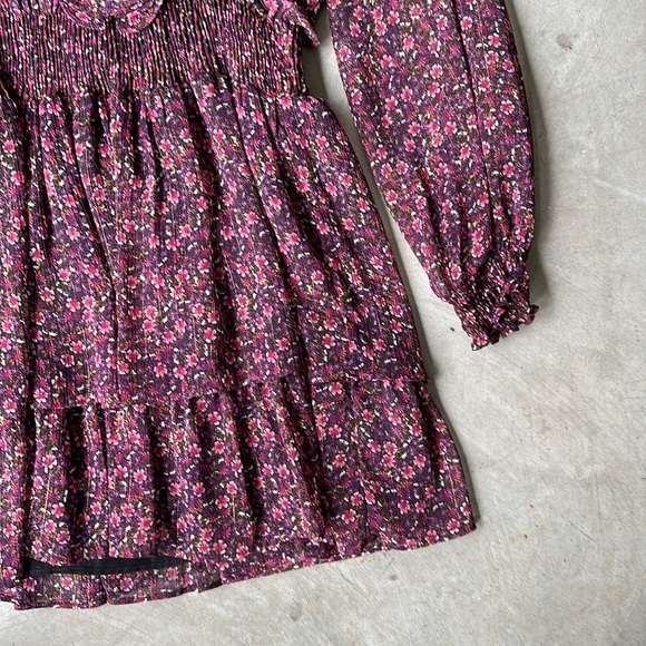 ZARA floral print long sleeve dress - Picture 5 of 6